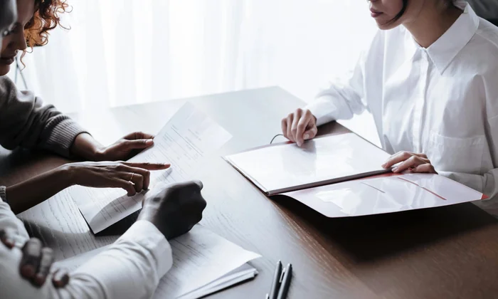 Frustrated parent at a tense IEP meeting