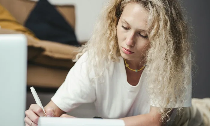 Parent writing an IEP evaluation request